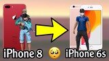 iPhone 8 Plus TO iPhone 6s Plus 💔 Free Fire 🔥🥶