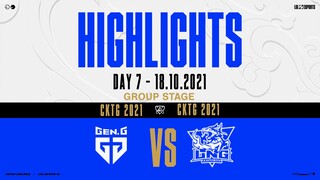 Highlights GEN vs LNG [Vòng Bảng][CKTG 2021][Ngày 7][18.10.2021]