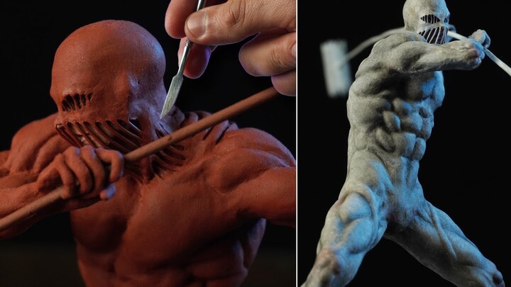 Sculpting WARHAMMER TITAN |  Attack On Titan [ Shingeki No Kyojin ]