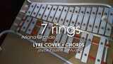 7 rings - Ariana Grande - Lyre Cover