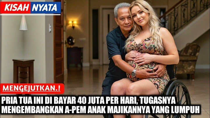 MENGEJUTKAN.‼️PRIA TUA ASAL INDO INI DI BAYAR 40 PER HARI UNTUK MERAWAT WANITA BULE LUMPUH