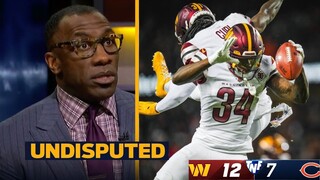 UNDISPUTED | "Bears really worst team in NFL" - Shannon "goes crazy" Bears lose to Commanders 12-7