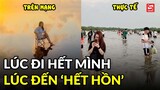 Du khách chưng hửng hình ảnh thực tế ở ‘biển vô cực’ không giống trên mạng