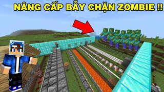 Mình Đã Nâng Cấp Bãy Chặn Đại Dịch ZomBie | Mạnh Hơn Bảo Vệ Dân Làng P2 | TRONG MINECRAFT PE..!!