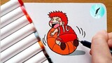 How to Draw Chibi Hanamichi Sakuragi | SLAM DUNK | Anime Characters #29