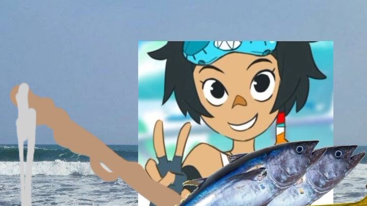 malah dapat ikan tongkol