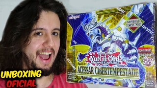 🔴 YU-GI-OH ! ACESSAR CIBERTEMPESTADE - UNBOXING OFICIAL🔴