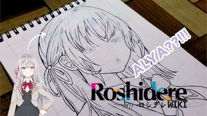 CEWEK RUSIA CAKEP BET!! - Drawing Alya-san (Roshidere)