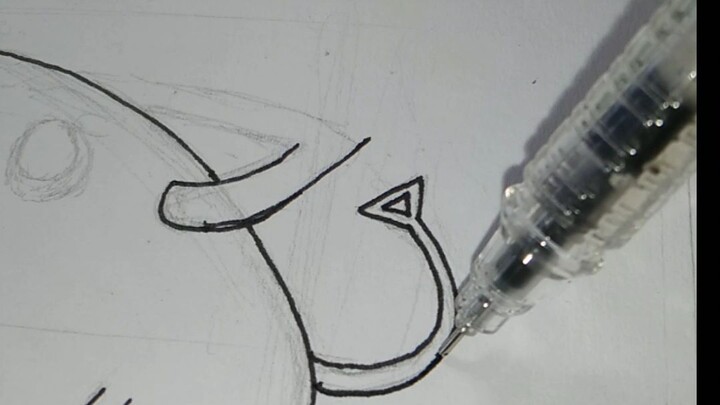 POCHITA from chainsaw man🔥😵| quick sketch ✨