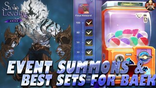 [Solo Leveling: Arise] - HUGE Capsule event summon & building Silver Mane Baek! Testing soon!