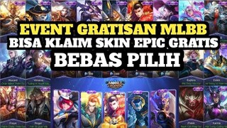 BOCORAN EVENT GRATISAN MLBB | BISA LANGSUNG KLAIM SKIN EPIC SECARA GRATIS BEBAS PILIH 2024