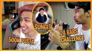 Sungit hinamon si Dogie 500K pustahan + Dogie 24 Bars Challenge lupet!