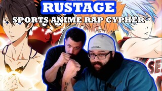 Rustage "SPORTS ANIME RAP CYPHER" Reaction