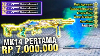 TOP UP RP 7.000.000 BELI MK14! PERTAMA KALI SKINYA BISA DI LEVEL UP! - PUBG MOBILE