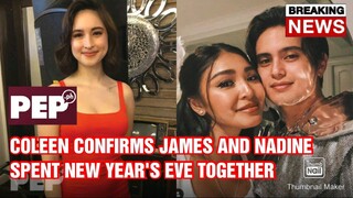 CHIKA BALITA: Coleen Garcia confirms James, Nadine spent New Year's Eve together