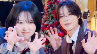 【&TEAM·TIKTOK】240118  Can you feel it?🐺I wanna DASH🐻‍❄️=͟͟͞͞ with NMIXX 吴海媛（K）