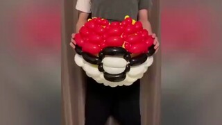 Japanese boy's balloon art work