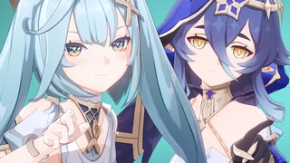 珐露珊 莱依拉 愛包ダンスホール 【原神MMD】