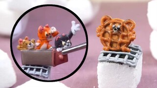 [Tom and Jerry] Use frosted cookies to recreate Jerry and the kitten, so realistic!