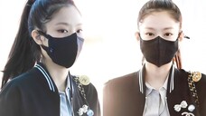 High ponytail girl-JENNIE left ICN airport today and went to Paris to attend the Fashion Week