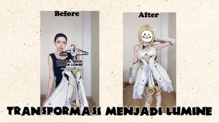 TUTORIAL PAKAI KOSTUM LUMINE | #JPOPENT #bestofbest