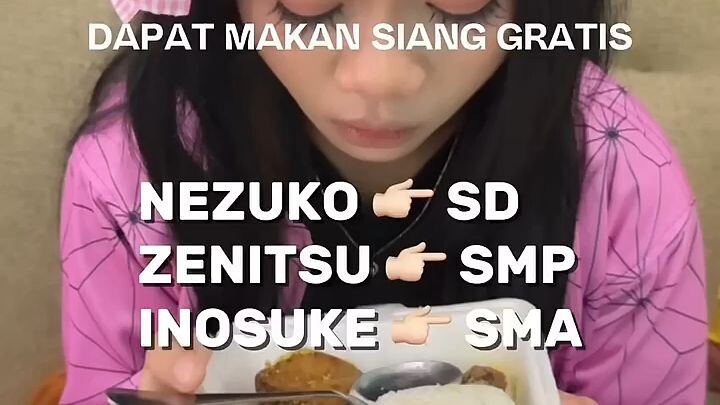 cosplay anime: tipe2 murid makan siang gratis