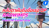 [ออฟฟิเชียล HD] หลับตาฝันถึงชื่อเธอ OP - Yumetourou (RADWIMPS)_1