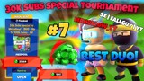30k Subs Special Tournament Highlights | We came 7th place | Stumble Guys