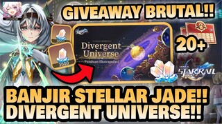 BANJIR STELLAR JADE!! Reward Divergent Universe!! +GIVEAWAY!! 🤔 | Honkai: Star Rail