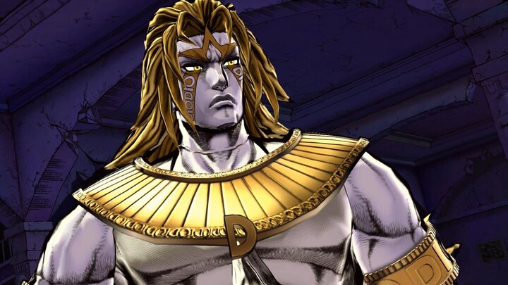 JOJO: Paradise Dio VS Kaz, with long flowing hair, this appearance is too cool