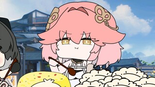 【صوت الرنين】 لا أستطيع أن آكل أكثر!