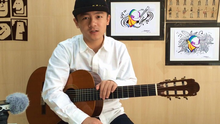 【Xiaoxiao Fingerstyle Teaching】Guitar fingerstyle teaching of the first part of the simple version o