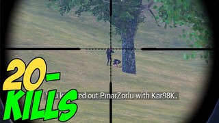 CRAZY KAR 98K SHOT | SOLO vs SQUAD | PUBG MOBILE