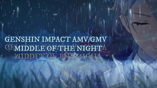 Genshin Impact AMV/GMV Middle Of The Night Nightcore