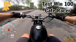 Đánh giá chi tiết Win 100 độ Cafe Racer SIÊU NGẦU 16 triệu - Xe Ôm Vlog