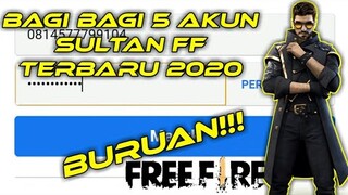 BAGI BAGI AKUN SULTAN FREE FIRE TERBARU 2020 BULAN SEPTEMBER PART#1( SOLD OUT)