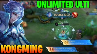 Kongming Gameplay! Damage Sakit & Unlimited Ulti