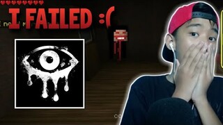 EYES IN MINECRAFT PE [HORROR MAP] | I FAILED