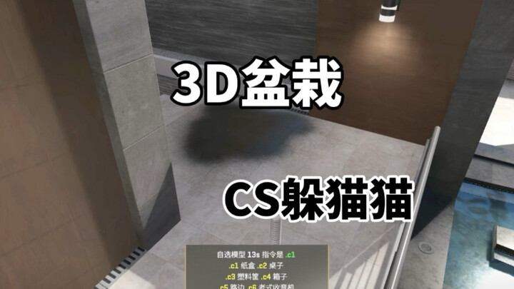 เกมซ่อนหาใน CS2: กระถางต้นไม้ 3 มิติ