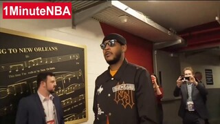 Los Angeles Lakers Beat Portland Trailblazers Melo vs Lebron | 1 Minute NBA | Richard Benito