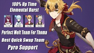 Finally Perfect Melt Team For Thoma - Best 4 Star Melt Team Build - Floor 12 Showcase