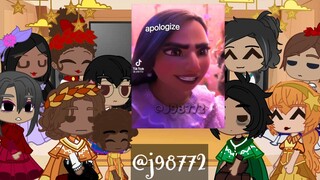 La familia Madrigal reacts to tiktok +Bruno and Mirabel // lazyy again // half quality // PART 2