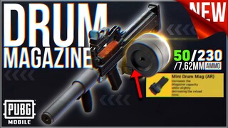 GROZA + *NEW* DRUM Magazine?! | 50 Bullets In One Mag! 😲 [PUBG MOBILE]