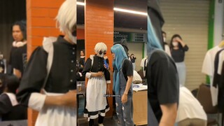 Nyanyi bareng para cosplayer di event jejepangan