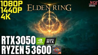 Elden Ring | Ryzen 5 3600 + RTX 3050 | 1080p, 1440p, 4K benchmarks!