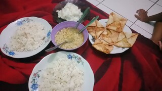 makan mlm se ada nya