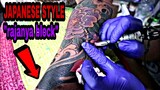 japanese style tattoo part 1 || gothic tattoo , full collor tattoo