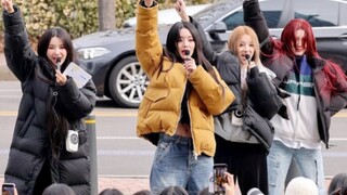 【GIDLE】四个显眼包！直接清唱跳Super Lady+Wife免费见面会现场！