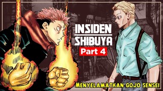 Insiden shibuya part 4 : Itadori Yuji Pergi Menyelamatkan Gojo Satoru Yang Disegel Oleh Geto Palsu