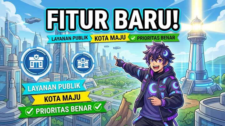 Fitur Baru TERBUKA! Prioritas Layanan Publik Demi Kota Maju!